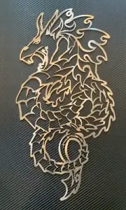 Dragon #11-Plasma Cut Sign***Medieval, Knight, Castle, Mythical, Swords