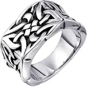 [Generic] Retro Personalized Punk Men's Titanium Steel Ring