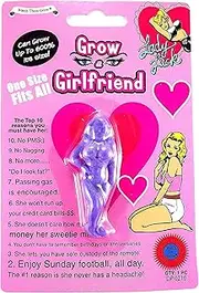 Diabolical Grow a Girlfriend Secret Santa Gift for Him Cheap, Funny Stocking Filler for Him, Valentines Gifts for Him (random colour pink/purple)