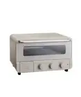 BRUNO Steam & Bake Toaster, 4-slice bread, white, stylish,