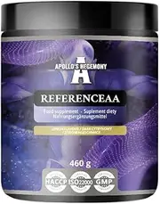 ReferencEAA 400g Powder - Essential Amino Acids with High BCAA Content - 40 Servings - Perfect for Muscle Recovery & Growth - Lemon Flavour - by Apollo's Hegemony