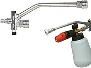 Pressure Washer Double Connector - Pressure Washer Attachment Foam Sprayer - Car Wash Foam Sprayer, Power Washer Sprayer Nozzles for Home & Car
