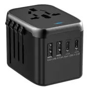 JMFONE Universal Travel Adapter, International Power Plug Adapter with 2 USB-...