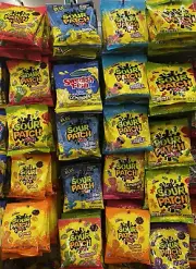 LOT OF 8 Sour Patch Kids Mystery Assortment 3.5 oz bags Ships Fast!