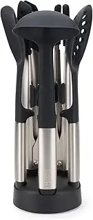 [Joseph Joseph] Elevate Fusion 5-Piece Silcone Kitchen Utensil Compact Stand, BPA Free, Heat Resistant, Non Stick Utensil Set, Weighted Stainless Steel Handles