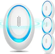 Ultrasonic Pest Repeller, Electronic Insect Repellent Mouse Traps, 4 Packs Indoor Mosquito Spider Repellent Plugin, Efficient Repel Rat, Spider, Mosquitoes, Mice