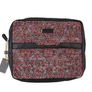 Canali Leather and Textile Padded Notebook Computer Sleeve NWT $695 Bag Case