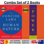 Set of 2 Concise Books (Laws of Human Nature + 48 Laws of Power) Robert Greene