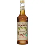 Monin Organic Hazelnut Flavoring Syrup 750 mL 544SYPAO023B