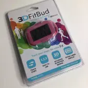 3D FitBud Pink Simple Step Counter by 3D Active