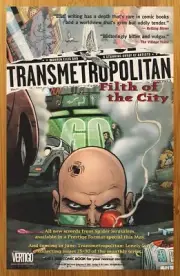 2001 Transmetropolitan Filth of the City Print Ad/Poster Vertigo Comic Promo Art