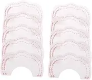 [Unbekannt] 5 Pairs of Breast Lift Pads Adhesive Bra Invisible Self-Adhesive Push-Up Cup A-D, Transparent