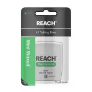 Johnson & Johnson Reach Adult Dental Floss, Mint Waxed, 55 yds (5 Pack)