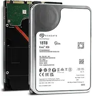 Seagate Exos X20, 18TB HDD, 3.5 Inch Internal Hard Drive, 256MB Cache SATA 6.0 GB/s, 7,200 rpm, HDD, Model No.: ST18000NM003D (Refurbished)