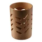 Bamboo Toothbrush Cup Leaf Toothpaste Holder Toothbrush Holder Bathroom