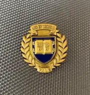 Yale University Logo Crest Lapel Hat Pin