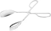 HOLIDYOYO Food Clip Pastry Bowls Commercial Food Containers Barbecue Pan Spatula Buffet Tablespoons Fryer Bread Clips Cutlery Clear Sink Lid Tweezers Baked Food Tongs Stainless Steel Silver