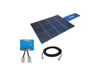 Kings 360W Folding Solar Blanket Grade A PET coated cells + 12m Extension Lead + MPPT Solar Regulator