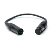 1' XLR 5-Pin Female to 3-Pin Male Turnaround DMX Adapter Cable