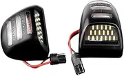 Wivplex 2Pcs 12V 6000K, for Chevy, for Silverado Avalanche For Traverse For Tahoe For Suburban Car Number License Plate Lights Lamp Auto Luces Car Number Plate Light