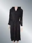 Desigual NWT Black Indian Patchwork Boho Western Shirt Dress with Belt Size 44