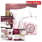 Hypoallergenic 5PC Egyptian Cotton Split King Sheet Set - 800 Thread Count Blush