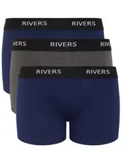 RIVERS - Mens Underwear - Underwear 3 Pack Boxer Briefs