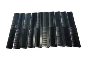 10 Pack Genuine OEM Wahl Combs 7" Long for Hair, Beard, Goatee & Mustache