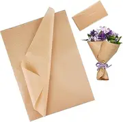 Wrapping Paper Christmas, Tissue Paper, Tissue Wrapping Paper for Christmas Birthday Party, Wedding Decorations (Khaki-Gold)