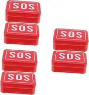 3sets Emergency Kit Storage Box Metal Medicine Organizer Outdoor Camping Hiking 2pcs*3