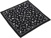 [HAPINARY] Blue Headband Scarf Men Cotton Bandanas for Men Dog Print Bandana Stylish Headscarf