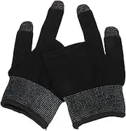 Angoily 2-finger Touchscreen Gaming Gloves Anti-sweat Game Gloves for Mobile Gamers