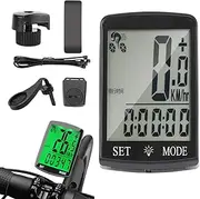 Bike Computer | Wireless Cycling Speedometer and Mileage Meter Waterproof Bicycle Computer with Digital Display for MTB Road Hiking and Quad Bikes