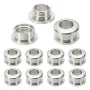 5mm(1/5 Inch) Brass Hole Eyelets, 10 Pcs Arc Surface Grommets, Imitation Silver