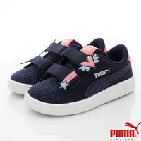 在飛比找樂天市場購物網優惠-PUMA運動童鞋-經典流線愛心鞋款368791-02藍(寶寶