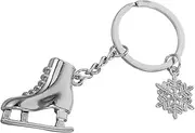 Ice Skate Keychain Pendant Realistic Ice Skate Charm for Keyrings Bags and Backpacks Unique Multifunctional Accessory Sports Favor and present