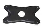 Atdec AC-AP-2020 Mounting Plate for Monitor - Black - 1 Display(s) Supported - 30 kg Load Capacity - 200 x 200, 200 x 100, 100 x 100, 200 x 150, 120