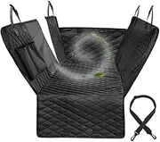 ADCCH Dog Carriers Waterproof Rear Back Pet Dog Car Seat Cover Mats Hammock Protector with Safety Belt for Car and Large SUVs, Trucks(Pickup Canopy,143x153CM)