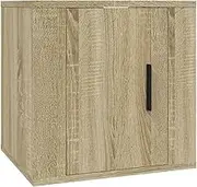 Wall Mounted TV Cabinet - Sonoma Oak 40x34.5x40 cm, Space-Saving TV Unit for Living Room, Sturdy & Modern Design, Perfect for Small Spaces