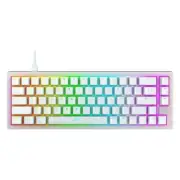 Xtrfy K5 White Compact RGB Wired Gaming Keyboard Hotswap Prebuilt Kailh Red 65%
