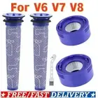 2x Pre & Post HEPA Filter For Dyson V8 V7 Animal Absolute Vacuum Replacement YA