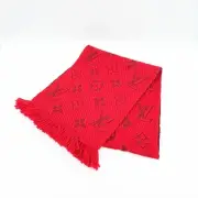 Louis Vuitton Echarpe Logomania Cold Protection Scarf Red Red M72432