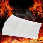 10pcs 20*10cm Fire Paper Flash Flame Paper Fire Paper Magic Props Effect Shock White 10 pc