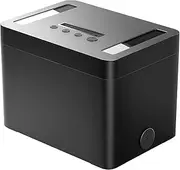 STARSIKI Metal Timed Lock Box with Emergency Unlocking, Phone Locked Box with Timer, Locking Container, Audio Prompt, Self-Control Safe Locker for Cellphone/iPad Mini/Medicine Gift Idea for Men Women