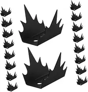 Abaodam 24 Sets Climb Fence Spikes Durable Deterrent Spikes for Fences and Walls Quick Installation for Enhanced and Businesses
