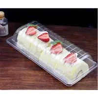 在飛比找蝦皮購物優惠-20入▪按扣式透明蛋糕捲/瑞士捲吸塑包裝盒 長條蛋糕捲透明盒