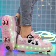 Roller skate shoes girl gift boy toy kid 4 wheels sport sneaker children skating