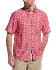 Tommy Bahama Coconut Point Fleur De Geo Camp Shirt