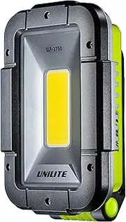 Unilite SLR-1750 USB Rechargeable High Power LED Folding Portable Work Task Light with Power Bank | 1750 Lumen | Strong Magnetic Base | Red LED Modes for Emergency | Type C Fast Charge