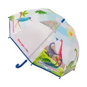FunBrellerz Once Upon A Time Dinosaur Story Kids/Childrens Rain/Wind Umbrella 3+